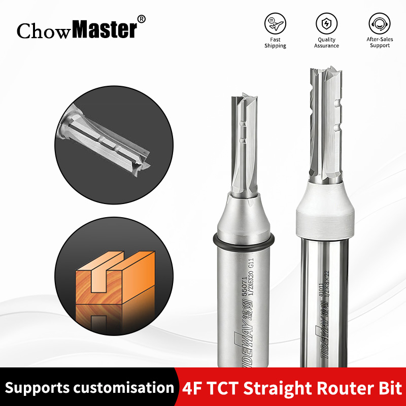 Woodworking Nc - Chowmaster 4 Fluiten TCT Rechte Router
