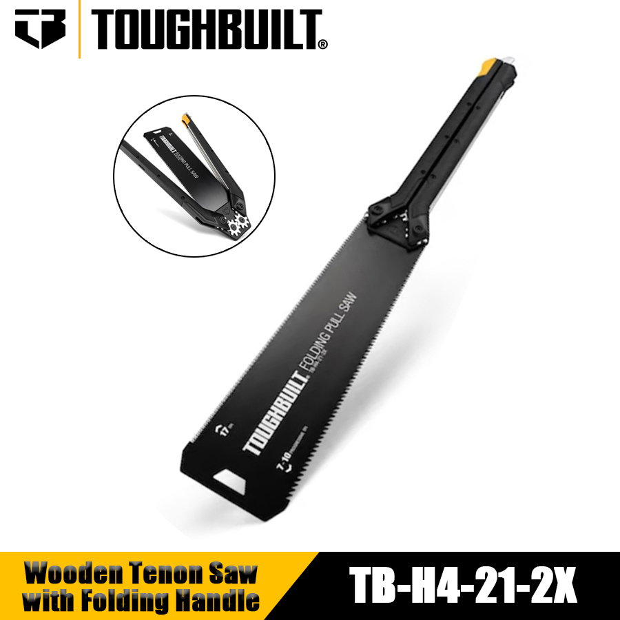 Japanese Pull Saw - TOUGHBUILT TB-H4-21-2X Japanse houten tenon-trekzaag met