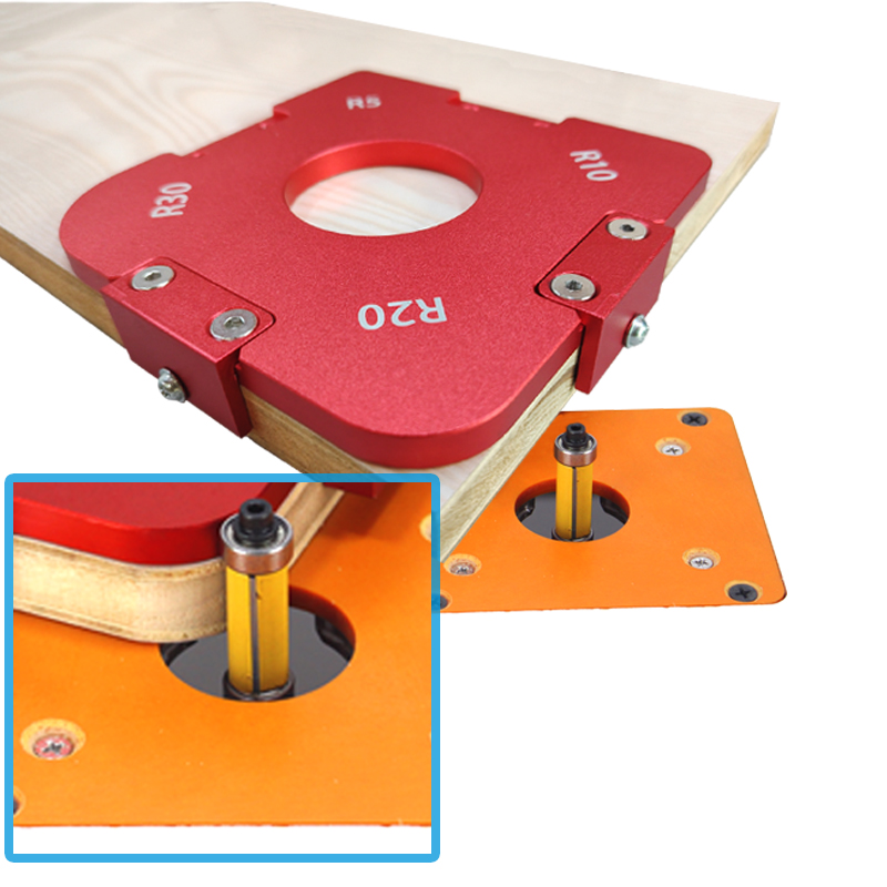 Woodworking Design Software - Ronde Hoek Jig Sjablonen R5 R10