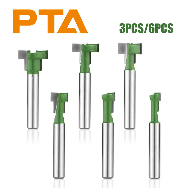 Woodworking Nc - 3pcs/6pcs Keyhole Bit Groene Router Bit
