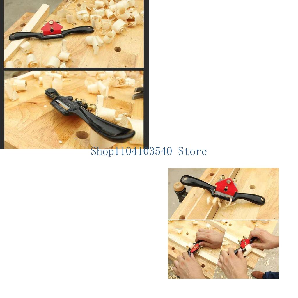 Spokeshave Flat - 02DC Houtbewerking Handje Verstelbare Spokeshave Vliegtuig