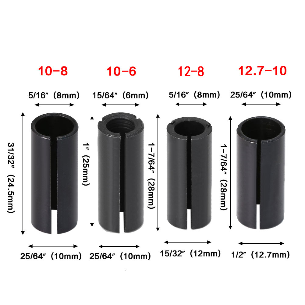 JGZUI Shank Reducer Collet Sle - Woodworking Nc recensie en prijs