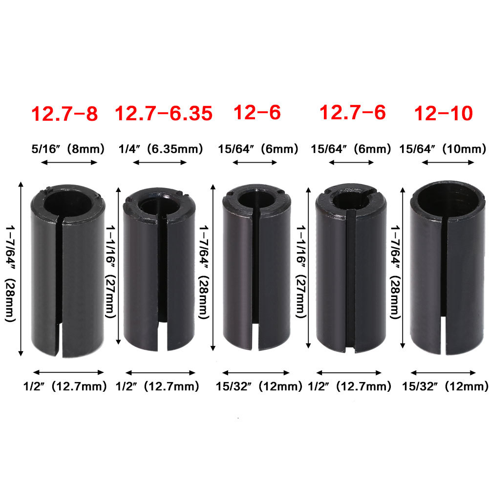 JGZUI Shank Reducer Collet Sle - Woodworking Nc recensie en prijs