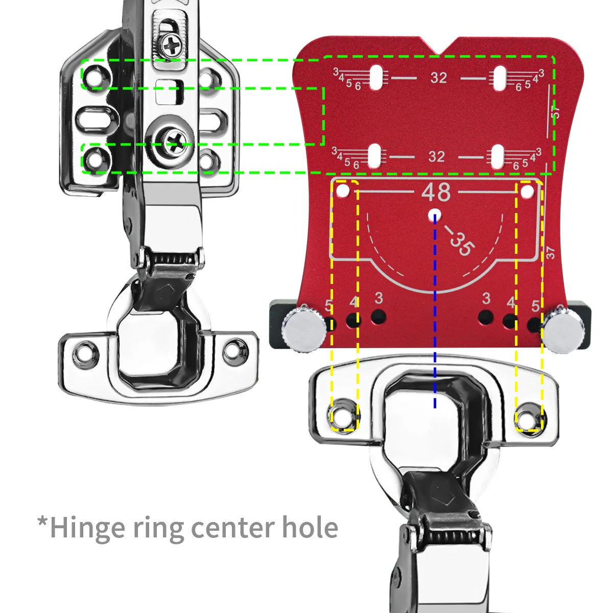 35mm Scharniergat Positionerin - Woodworking Design Software recensie en prijs