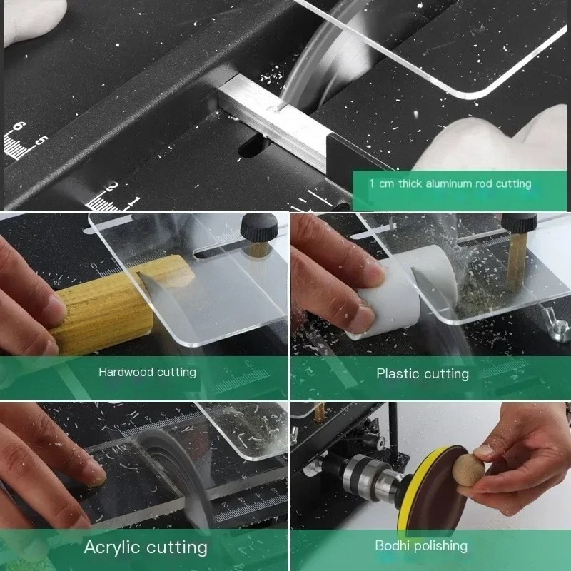 Micro Kleine Tafelzaag DIY Hou - Woodworking Electric Saw recensie en prijs