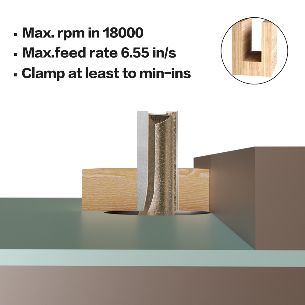 1 Stuks 12 Mm Schacht 3 Mm-25  - Woodworking Nc recensie en prijs