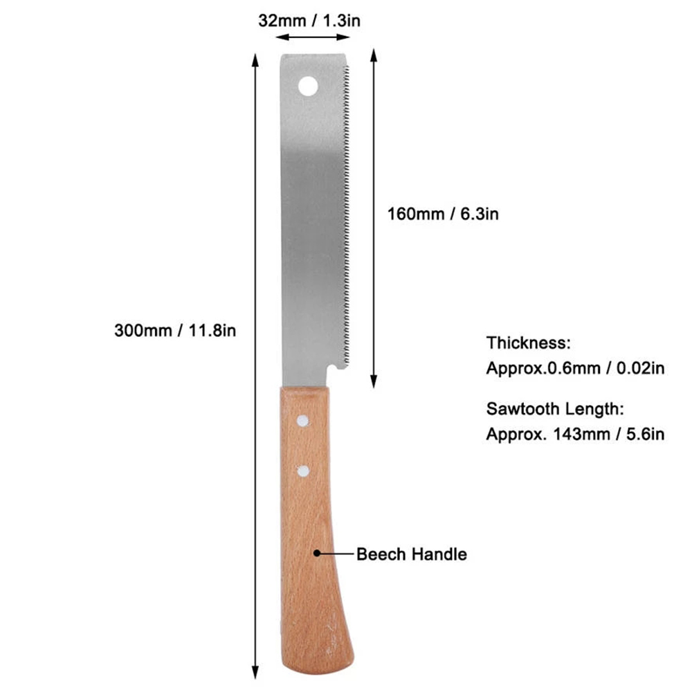 Japanse handzaag 12 inch vlakk - Japanese Pull Saw recensie en prijs