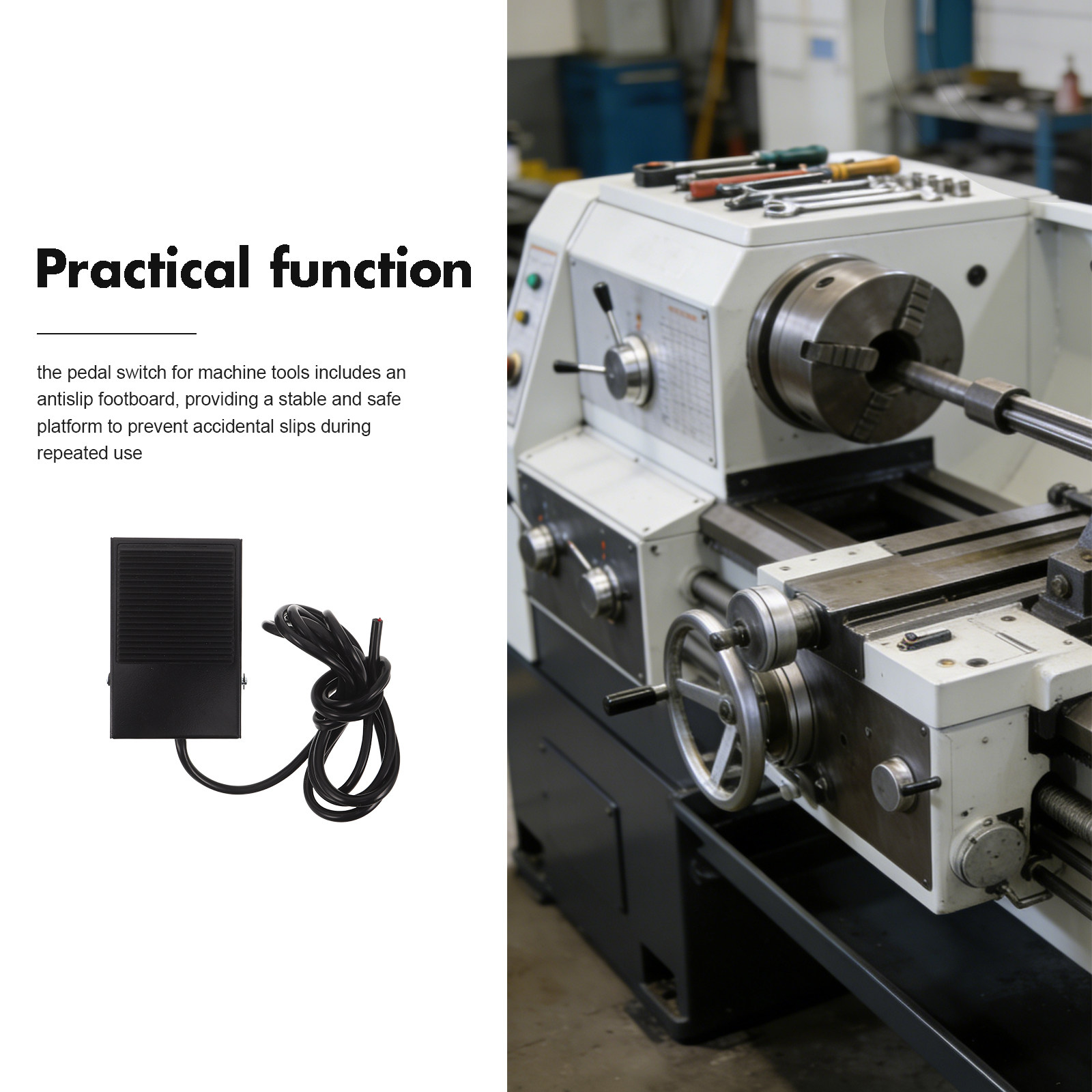 Momentane voetpedaalschakelaar - Woodworking Machinery recensie en prijs