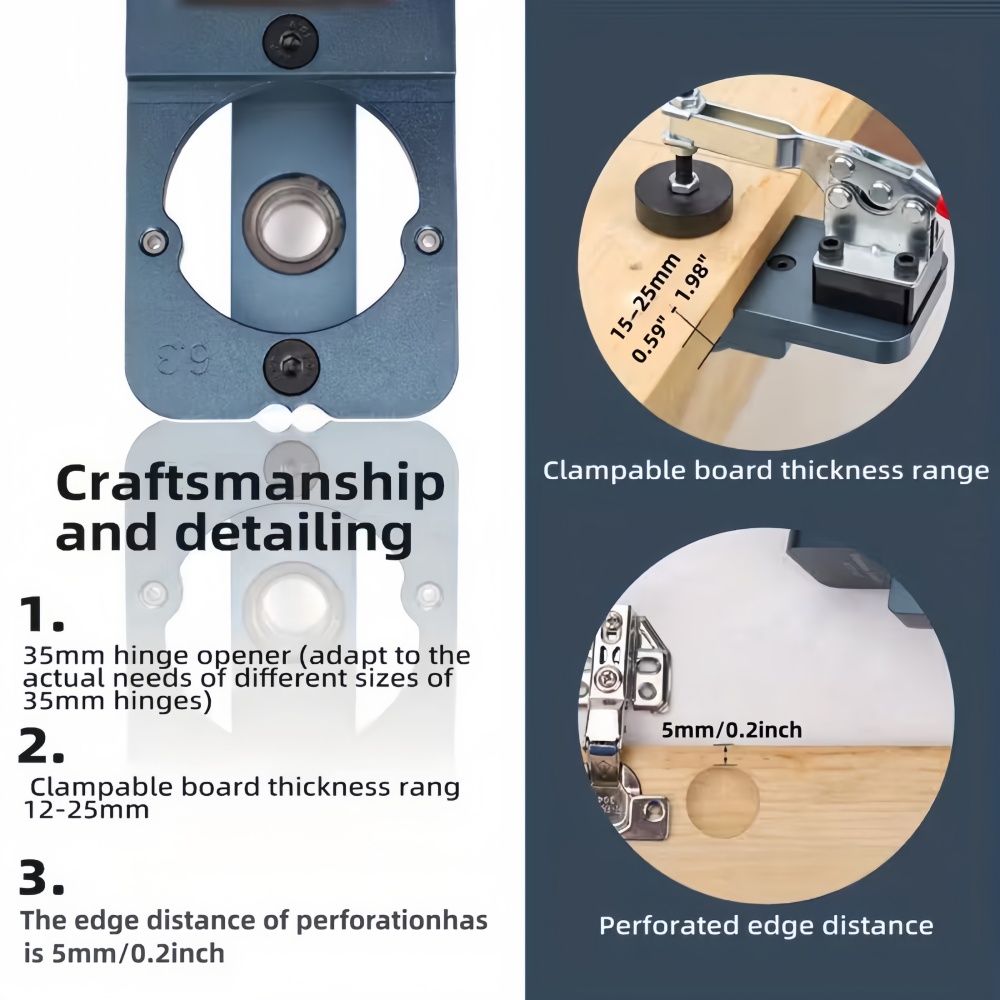 35mm Scharniermalset - Verstel - Woodworking Design Software recensie en prijs