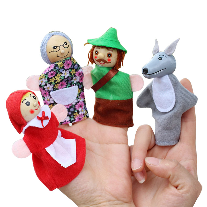 4 stks/partij Kids Vingerpoppe - Woodworking For Beginners recensie en prijs