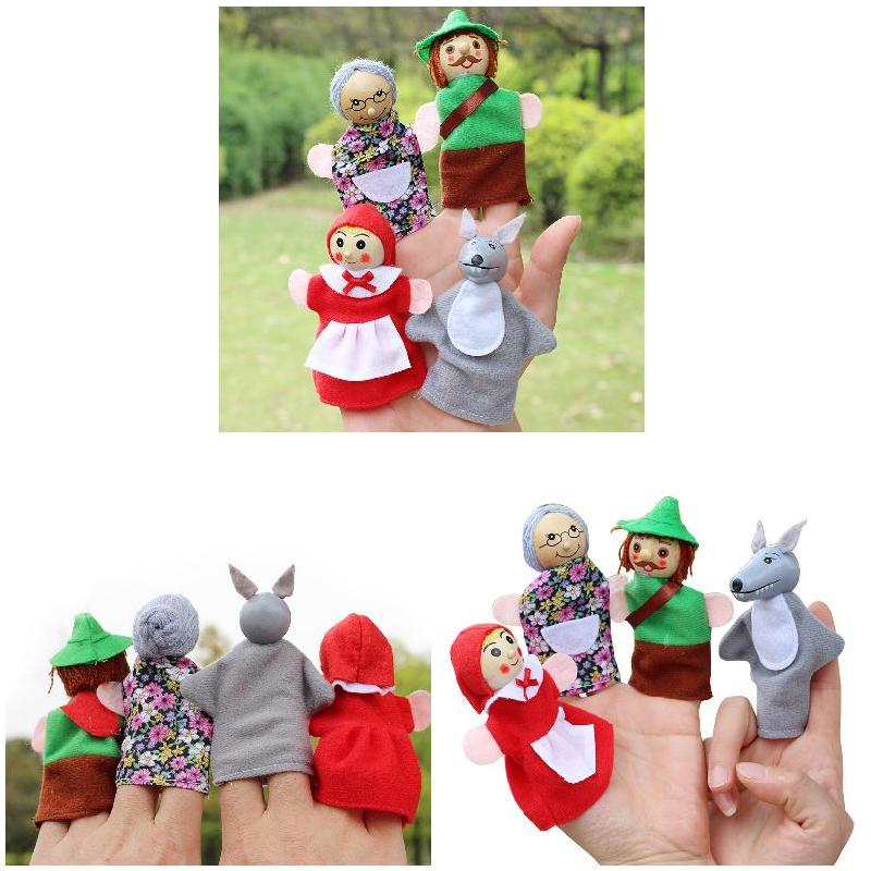 4 stks/partij Kids Vingerpoppe - Woodworking For Beginners recensie en prijs