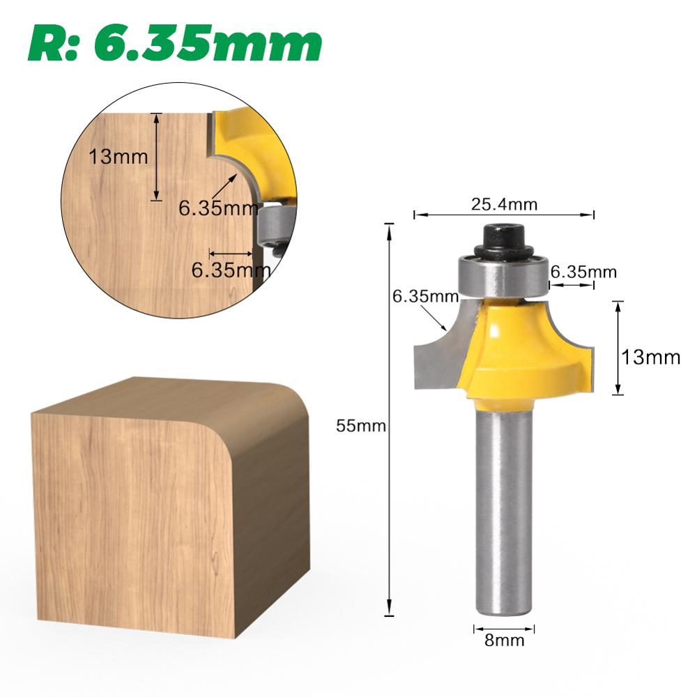 8mm schacht hoekrondfrees met  - Woodworking Nc recensie en prijs