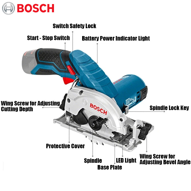 BOSCH GKS 12V-LI Elektrische C - Woodworking Electric Saw recensie en prijs