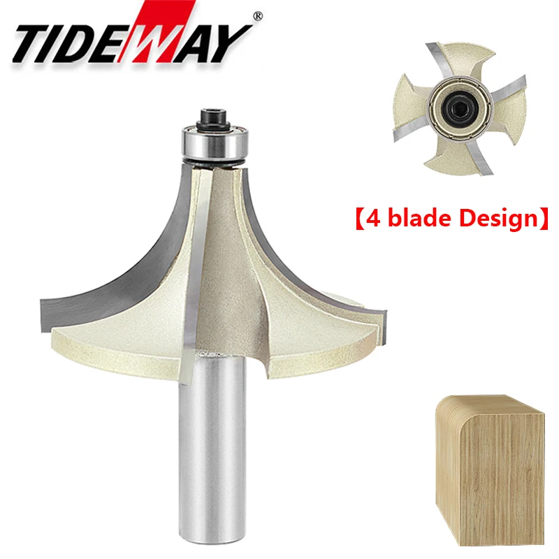 Tideway 4-bladen ronde hoekfre - Woodworking Nc recensie en prijs