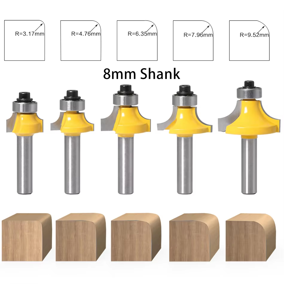 8mm schacht ronde hoekfrees me - Woodworking Nc recensie en prijs