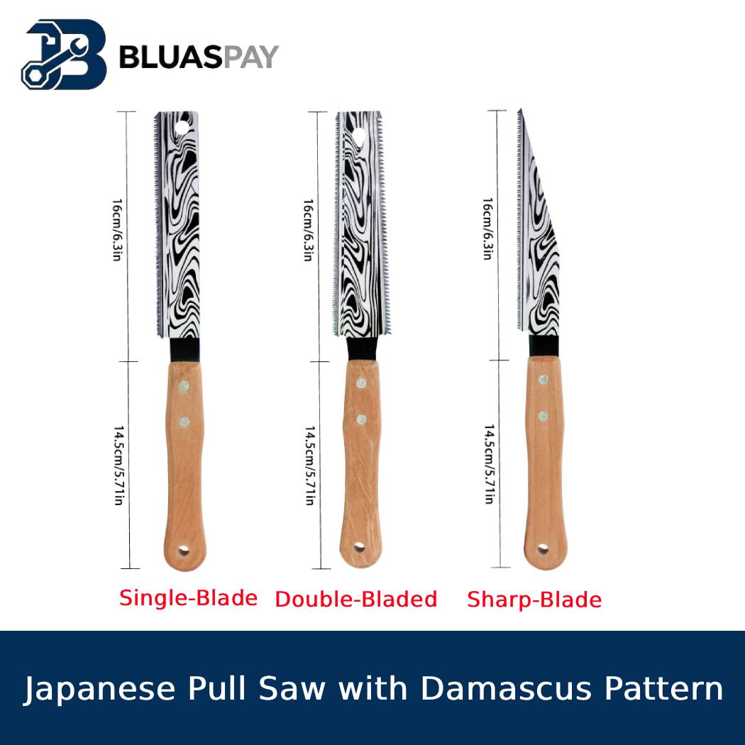 Japanse trekzaagset Damascus p - Japanese Pull Saw recensie en prijs