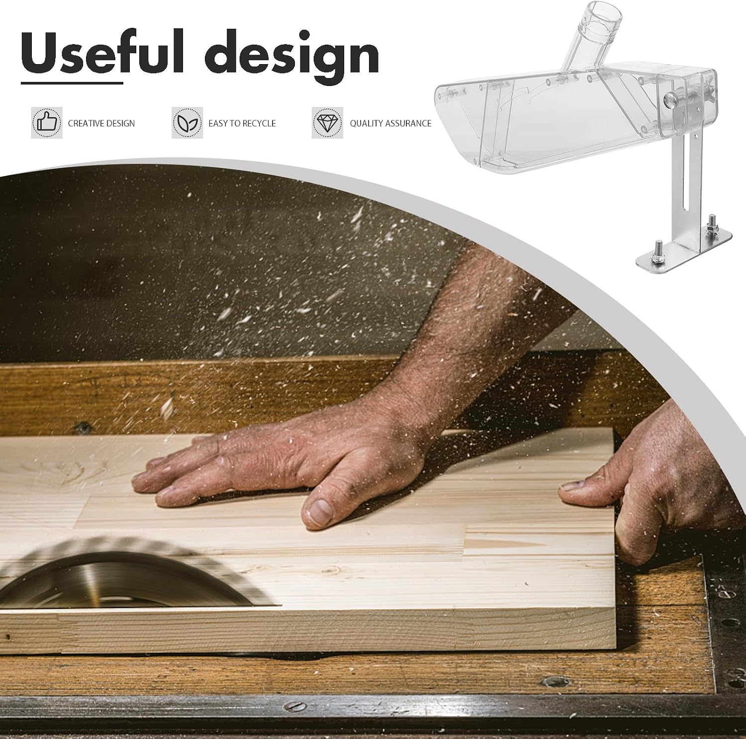 Beschermhoes voor houtbewerkin - Woodworking Electric Saw recensie en prijs