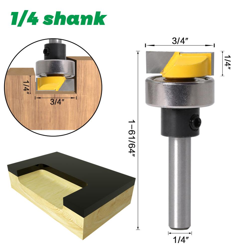 JGZUI 6mm schacht 1/4' maltrim - Woodworking Design Software recensie en prijs