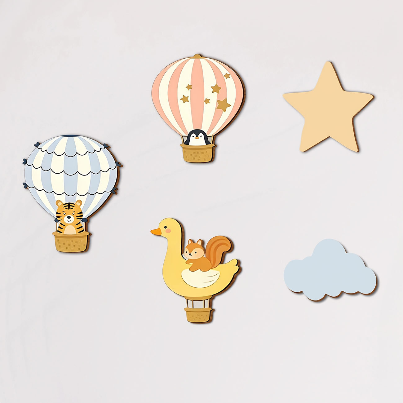 5 stuks dieren heteluchtballon - Woodworking For Beginners recensie en prijs