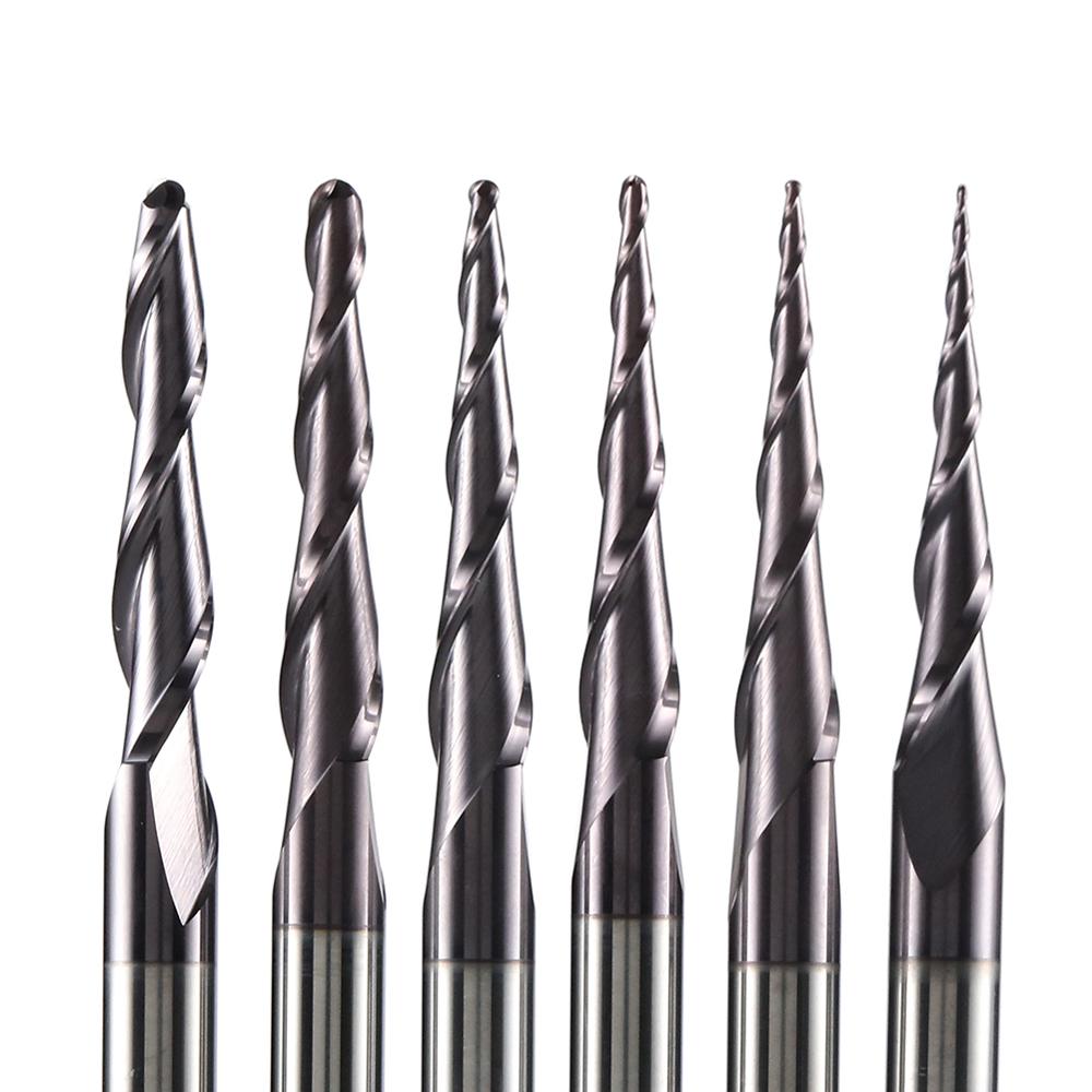 1 stks Vhm Gecoat Taper Kogelf - Woodworking Nc recensie en prijs